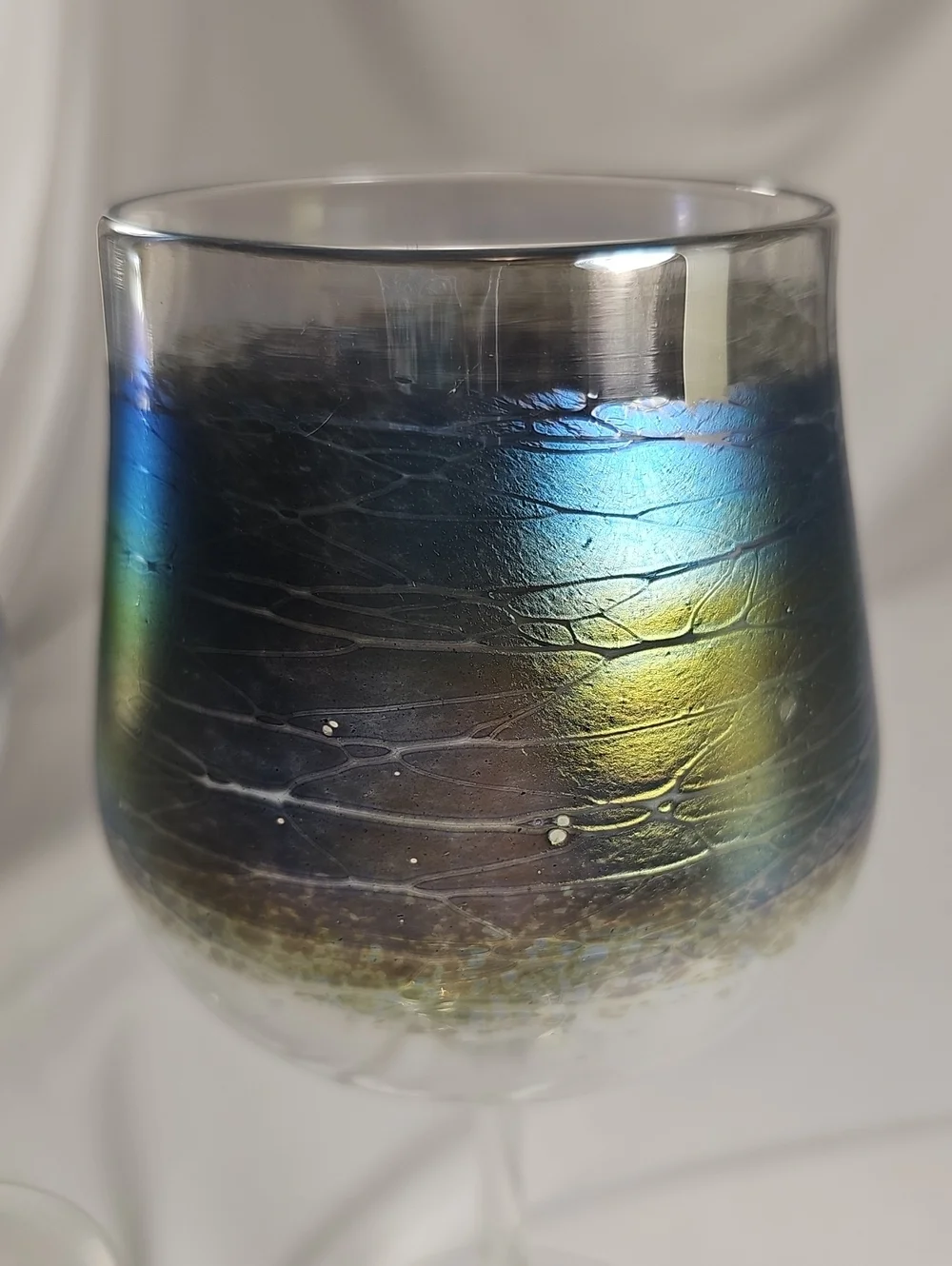 High Tide Drinkware - Art Glass Designed & Signed by Romeo Glass - Set of 2